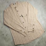 Nomad Sari Grandad Shirt - Brown Beige - XL - Image 2