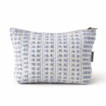 Nomad Sari Indian Jacquard Toiletry Bag - Indigo Echo