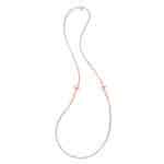 NECKLACE FOLLI FOLLIE WOMAN 1N13T005R (80CM )