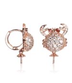 EARRINGS LANCASTER WOMAN JLA-EAR-CRAB2 (1,2MM ) - Image 2