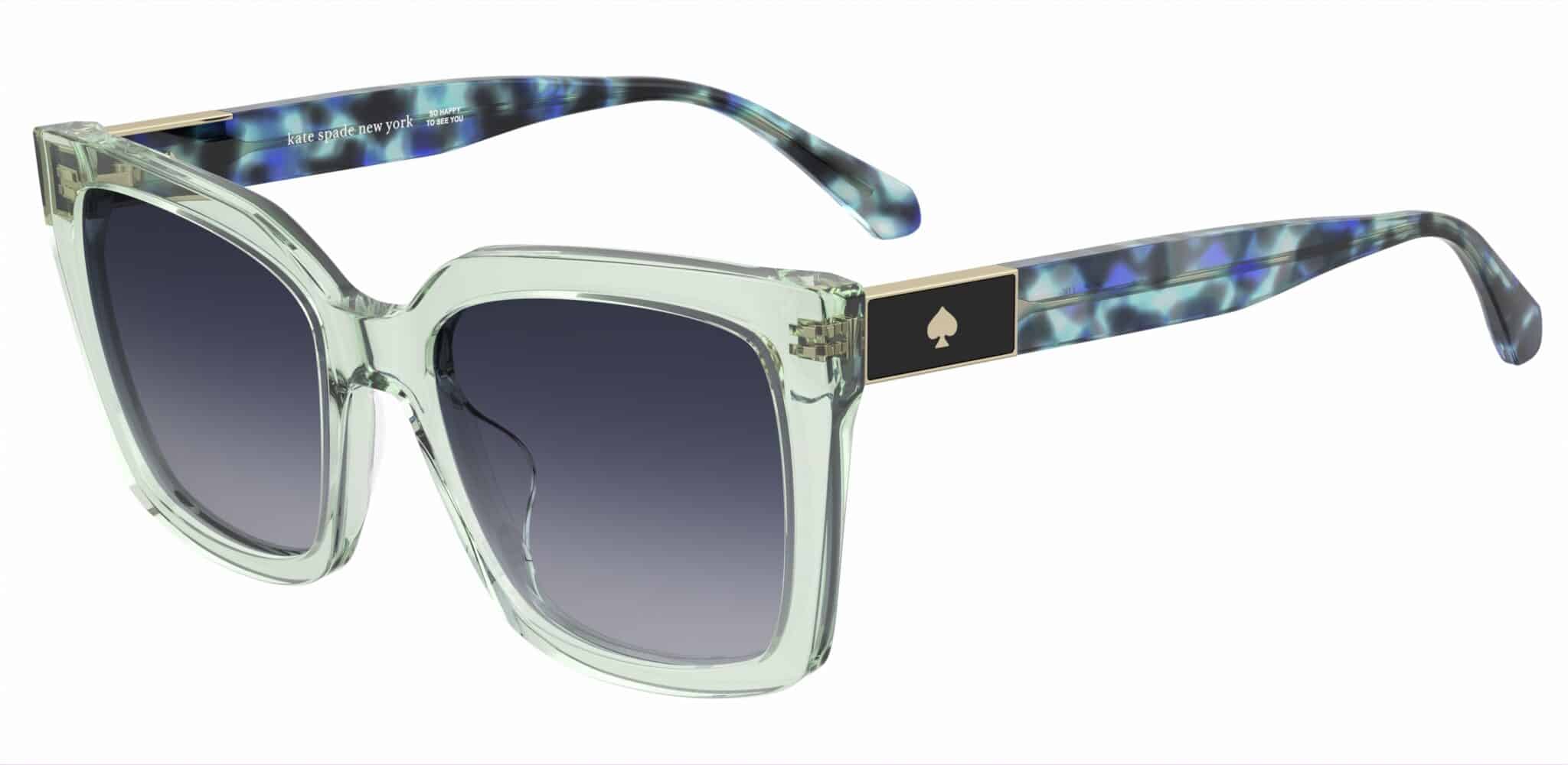 KS-LILAH-2-G-S-1ED SUNGLASSES KATE SPADE WOMEN KSLILAH2GS1ED (Lens/Bridge/Temple) 55/19/140 mm) - Image 1
