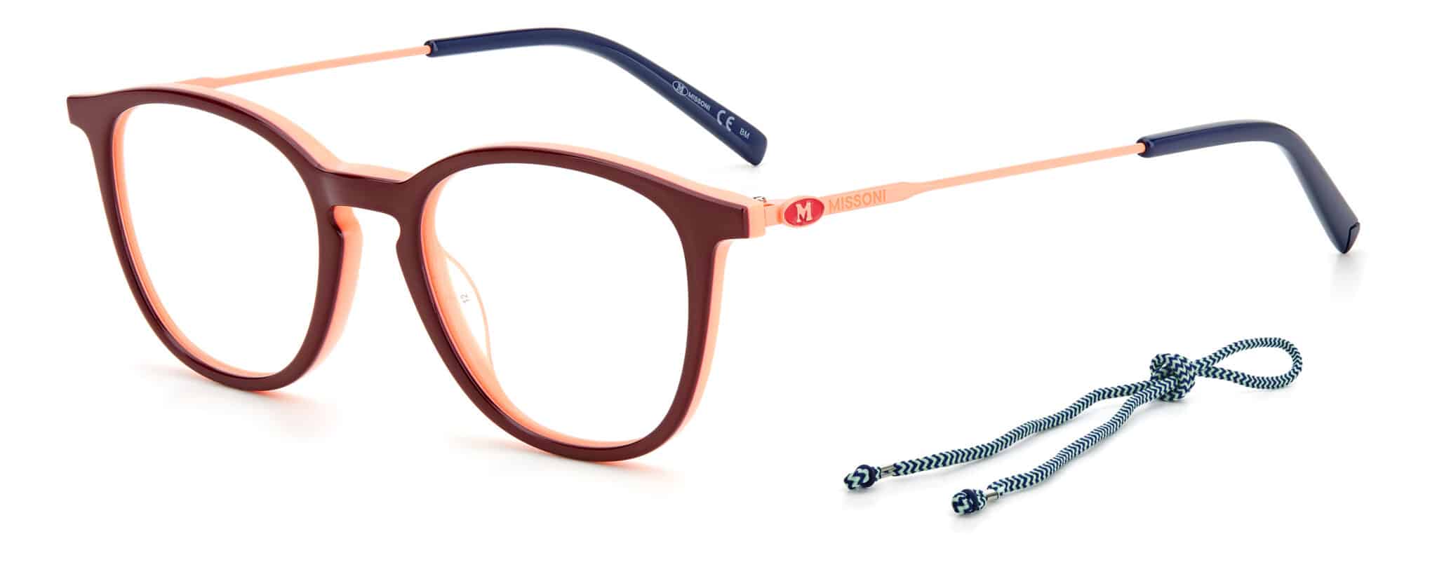 MMI-0066-1RQE718 GLASSES M MISSONI WOMEN MMI00661RQE71 (Lens/Bridge/Temple) 47/18/145 mm) - Image 1