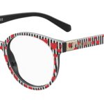 GLASSES LOVE MOSCHINO WOMEN MOL584-7RM (Lens/Bridge/Temple) 52/18/140 mm)
