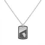 NECKLACE POLICE MAN PJ26464PSS01 (500MM )