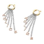 EARRINGS POLICE WOMEN PJ25596ESSGRG (5CM )