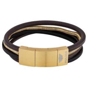 BRACELET POLICE MAN PJ26551BSG.02 (19-21CM )
