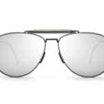 SUNGLASSES THOM BROWNE UNISEX TB015LTDBLKGR (Lens/Bridge/Temple) 62/15/144 mm)