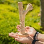 Handmade Parasite Wood Art Carving - Greenman - Image 2