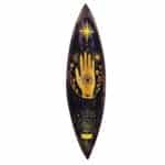 Enamel Incense Bowl - Mango Wood - Hamsa