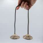Premium Brass Tibetan Tingsha - Lucky Symbols - approx 6cm (155gm) - Image 4