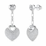 EARRINGS GUESS WOMEN JUBE05210JWRH (4CM )