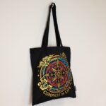 1x Bolsa Tote Clássica Icônica - Bússola da Vida - Preta 170g - Image 6