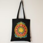 Iconic Classic Tote Bag - Zodiac Sun - Black 6oz - Image 3