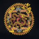 Iconic Classic Tote Bag - Dragon Yin & Yang- Black 6oz - Image 6