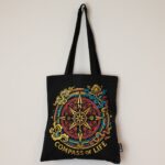 1x Bolsa Tote Clássica Icônica - Bússola da Vida - Preta 170g - Image 5