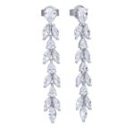 EARRINGS DIAMONFIRE WOMEN 6220211082 (3CM )
