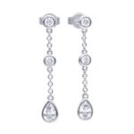 EARRINGS DIAMONFIRE WOMEN 6220811082 (3CM )