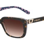 SUNGLASSES LOVE MOSCHINO WOMEN MOL042S086F3H (Lens/Bridge/Temple) 53/17/145 mm)